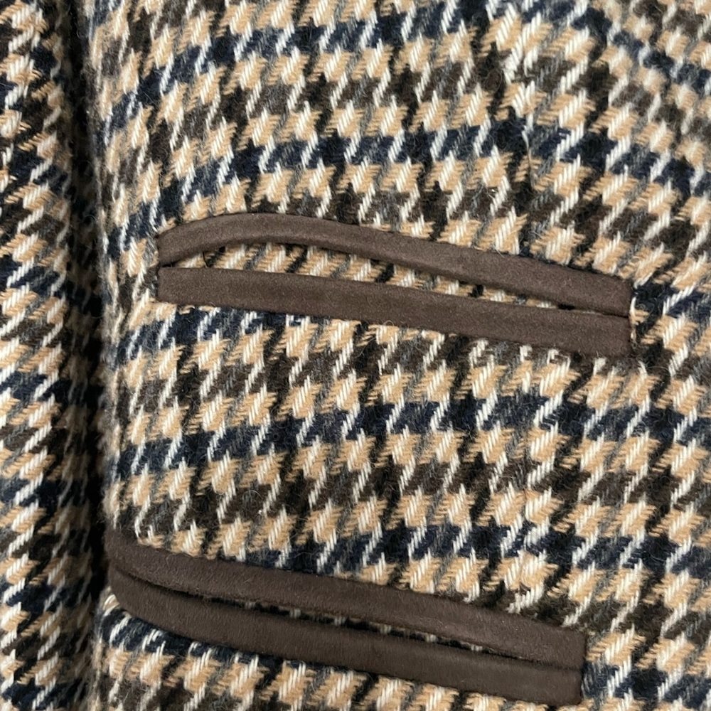 Veronica Beard Brown Houndstooth Blazer - Picture 4 of 8